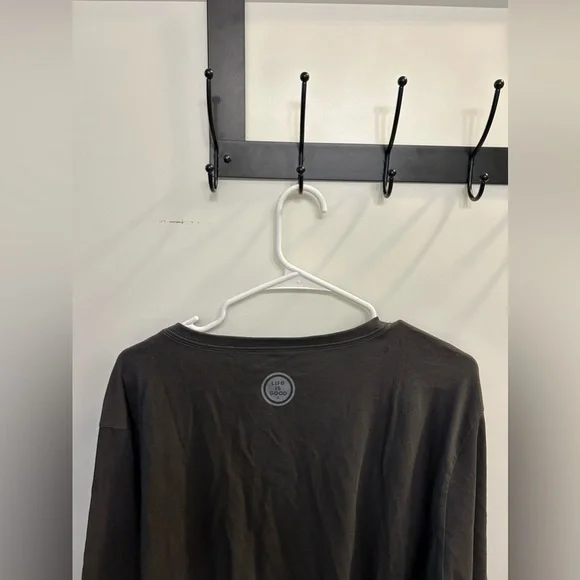 NWT Life Is Good Happy Holidays V-Neck Long Sleeve - Picture 8 of 10